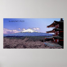 Glimpse of Fuji Print