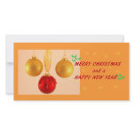 Glitter Ball Christmas Photo Card photo cards
