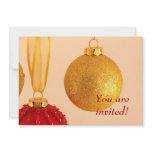 Glitter Ball Invitation