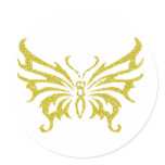 Glitter Butterfly 4 stickers