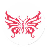 Glitter Butterfly 5 stickers