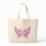Glitter Butterfly Canvas Bags