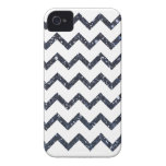 Glitter Chevron Pattern iPhone 4 Case