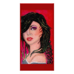 glitter fotokort photo cards
