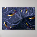 Glitter Fractal Art posters