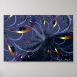 Glitter Fractal Art posters