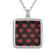 Glitter Hearts Pendants