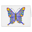 Glitter look butterfly cards
