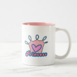 Glitter Princess Design Mugs