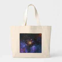 Glittering Star Cluster and Interstellar Gas Cloud Tote Bag