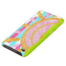 Glittering Sun Collage iPod Touch Case