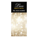 Glittery Gold Design Rack Card