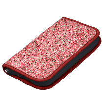 Glittery Red Sequinned Effect Folio Organizer