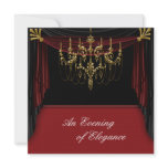Glitz Glamour Black Tie Prom Invitations