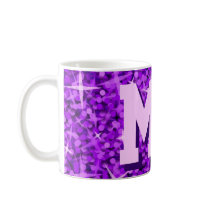 Glitz Purple 'MUM' mug
