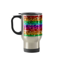 Glitz Rainbow travel/commuter mug