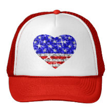 Glitz USA Heart trucker hat