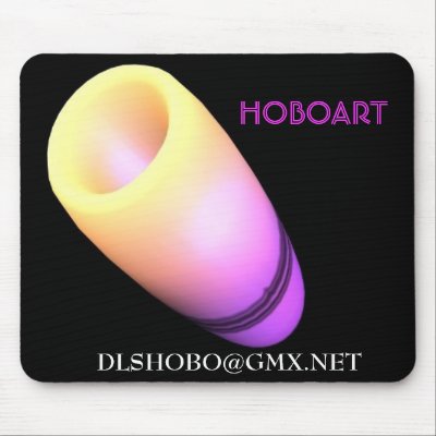 GLO TUBE  4, HOBOART, DLSHOBO@GMX.NET MOUSE PAD by HOBOART1352