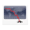 Global Economic Crisis postcards