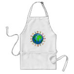 Global Fall Kids Apron