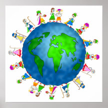 Global Nativity Kids Print