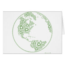 Global Recycle Greeting Card