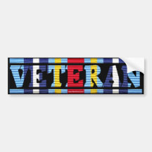 Global War on Terrorism Ribbon VETERAN Sticker Bumper Stickers