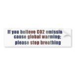 Global Warming bumper stickers