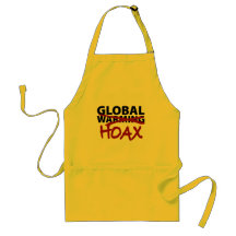 Global Warming Hoax Apron
