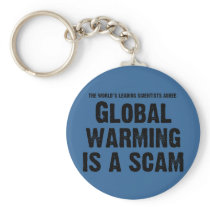 Global Warming is a Scam Keychain