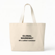 Global warming is called summer canvas bags