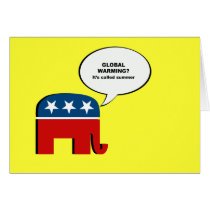 Global warming is called summer greeting cards