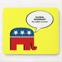 Global warming is called summer mouse pads