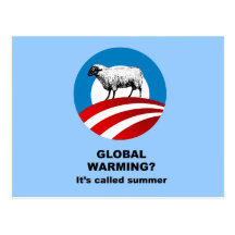 Global warming is called summer post card