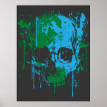 Global Warming Paint Splat Poster posters