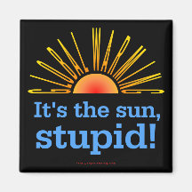 Global Warming Refrigerator Magnets