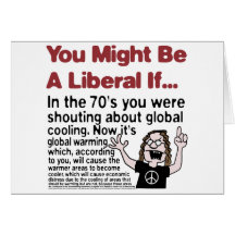 Global Warming Vs. Global Cooling Greeting Cards
