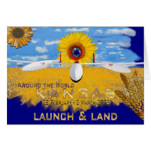 Globalflyer Kansas Launch and Land: Cards