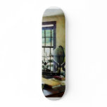 Globe, Books and Lamps Skate Deck