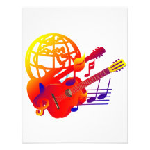 Globe guitars gradient personalized announcements