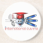 Globe international cuisine coasters