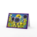 GLOBE THISTLE Greeting Card