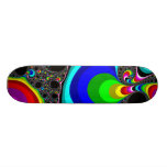 Globular Rainbow - Fractal Skate Deck