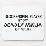 Glockenspiel Deadly Ninja by Night Mouse Pad