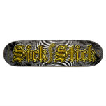 Gloden Fractal C~06 ~ Sick Stick Logo Pro Deck