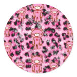Gloomy Bear Leopard  Print Stickers