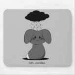 Gloomy Bunny mousepads