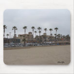 Gloomy day at Huntington Beach mousepads