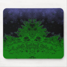 Gloomy forest mousepad