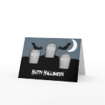 Gloomy Graveyard Halloween Card